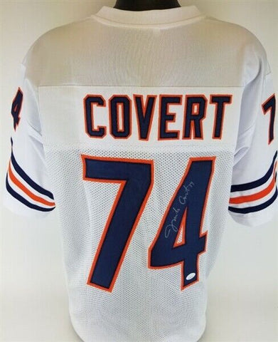 Jim Covert Signed Chicago Bears Jersey (JSA COA) 1985 SB XX / 2xPro Bowl O line