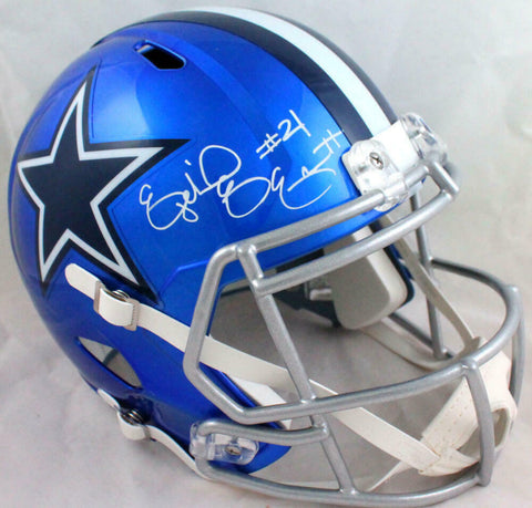 Ezekiel Elliott Autographed Dallas Cowboys F/S Flash Speed Helmet-Beckett W Holo