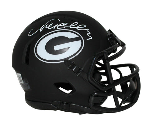 Nick Chubb Autographed/Signed Georgia Bulldogs Eclipse Mini Helmet BAS 34670