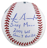 Mariano Rivera & Luis Gonzalez "Sorry Mo..." Signed Oml Baseball BAS & JSA