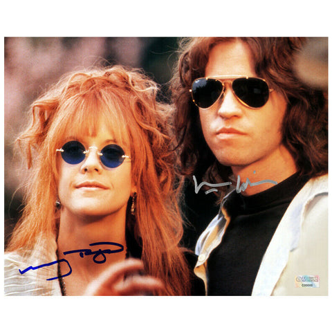 Val Kilmer & Meg Ryan Autographed The Doors Jim Morrison & Pamela 8x10 Photo