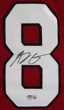A.J. Green Authentic Signed Red Pro Style Jersey Autographed BAS Witnessed