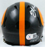 AJ Epenesa Autographed Iowa Hawkeyes Speed Mini Helmet-Beckett W Hologram