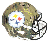 Chase Claypool Autographed Pittsburgh Steelers F/S Camo Helmet BAS 29368
