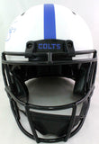 Reggie Wayne Signed Colts F/S Lunar Speed Authentic Helmet W/SB Champs- PSA*Blue