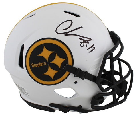 Steelers Chase Claypool Signed Lunar Full Size Speed Proline Helmet BAS Witness