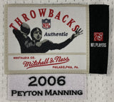 Peyton Manning Signed Colts Mitchell & Ness Auth Super Bowl XLI Jersey Fanatics
