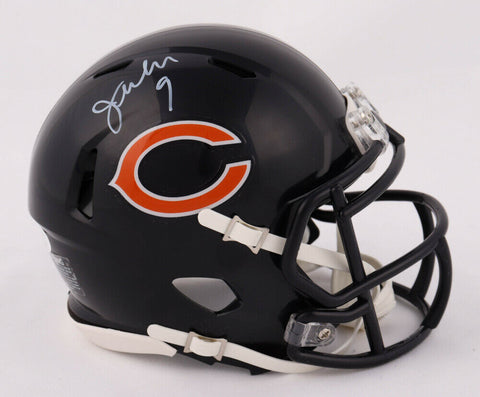 Jim McMahon Signed Chicago Bears Speed Mini Helmet (JSA COA) Super Bowl XX Q,B.
