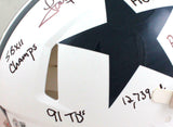 Tony Dorsett Signed Cowboys F/S 60-63 TB Speed Authentic Helmet w/5 Insc-Beckett