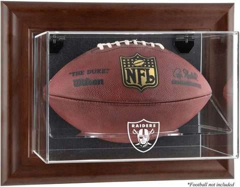 Raiders Brown Football Display Case - Fanatics