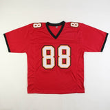 Anthony Becht Signed Tampa Bay Buccaneer Jersey (JSA COA) 1st Round Pick 2000 TE