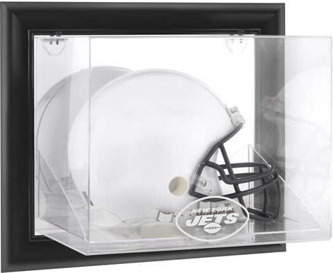 New York Jets Black Framed Wall-Mounted Helmet Display - Fanatics