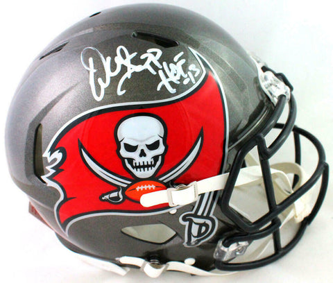 Warren Sapp Signed Tampa Bay F/S Speed Authentic Helmet w/ HOF- Beckett Witness
