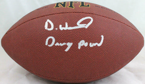 Denzel Ward Autographed Cleveland Browns SuperGrip Football w/Insc.-BAW Hologram