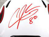 Andre Johnson Autographed Houston Texans F/S Lunar Speed Authentic Helmet-JSA W