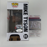 Autographed/Signed Mike Tyson Funko Pop Boxing #01 Figurine JSA COA