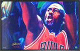 Bulls Michael Jordan Authentic Signed 2 Piece AP Framed Canvas UDA & PSA #V01043