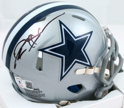 Deion Sanders Autographed Dallas Cowboys Speed Mini Helmet-Beckett W Hologram