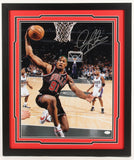 Dennis Rodman Signed Chicago Bulls 22 x 26 Custom Framed Photo Display (JSA COA)
