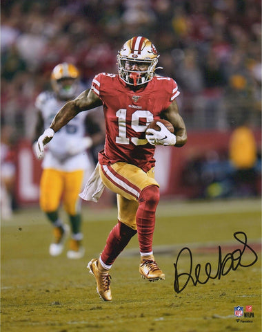 Deebo Samuel San Francisco 49ers Autographed 8" x 10" Red Running Photograph