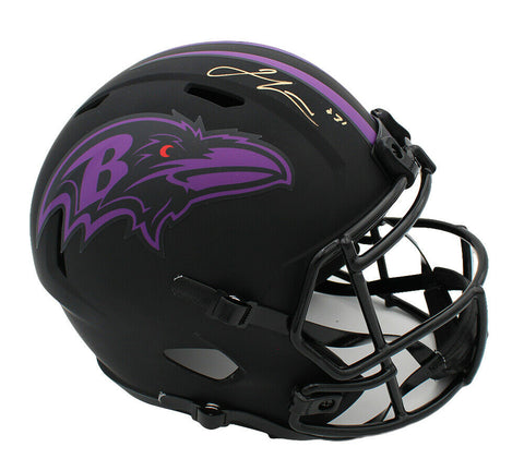Jamal Lewis Signed Baltimore Ravens Speed Full Size Eclipse NFL Helmet