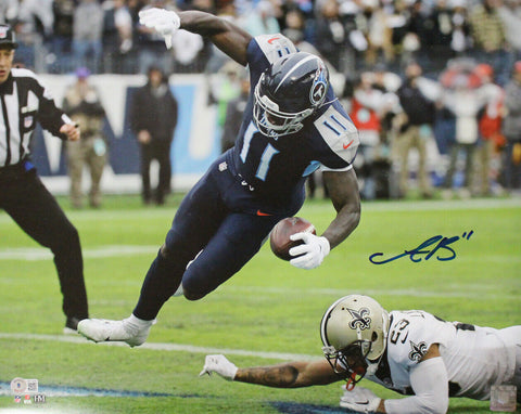 AJ Brown Autographed/Signed Tennessee Titans 16x20 Photo Beckett BAS 33394