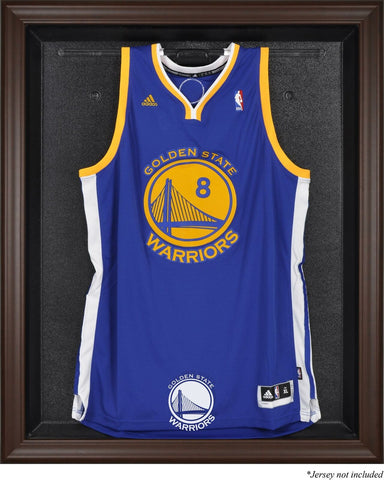Warriors Brown Framed Jersey Display Case - Fanatics Authentic