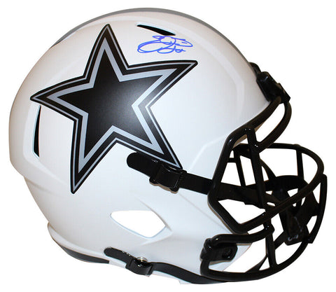 Emmitt Smith Signed Dallas Cowboys F/S Lunar Speed Helmet Beckett 38866