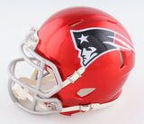 Damien Harris Signed New England Patriots Flash Speed Mini Helmet (Beckett) R.B.