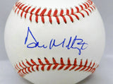 Don Mattingly Autographed Rawlings OML Baseball- JSA W *Blue