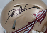 Deion Sanders Autographed Florida State Speed Mini Helmet-Beckett W Hologram