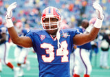 Thurman Thomas Signed Bills Jersey (JSA COA) NFL Most Valuable Player (1991)