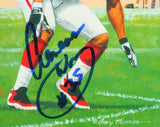 Aeneas Williams Autographed Arizona Cardinals Goal Line Art Card- Beckett *Blue