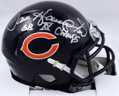 Dan Hampton Autographed Chicago Bears Speed Mini Helmet w/SB Champs- Prova
