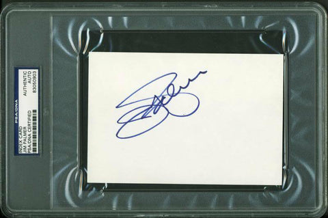 Orioles Jim Palmer Authentic Signed 4X6 Index Card Autographed PSA/DNA Slabbed