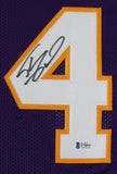 Shaquille O'Neal Authentic Signed Purple Pro Style Jersey Autographed BAS