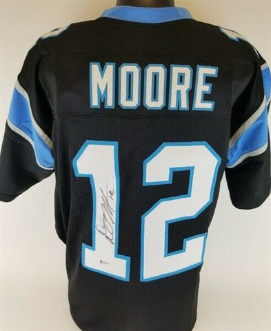 D. J. Moore Signed Panthers Jersey (Beckett Holo) Carolina 2018 1st Rd Draft Pck