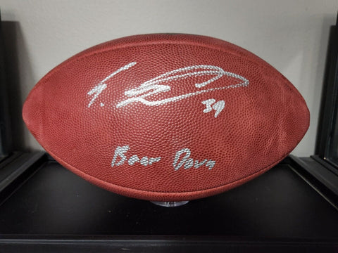 Eddie Jackson Autographed Signed NFL Duke Official Football inscribed JSA COA