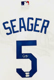 COREY SEAGER Autographed Dodgers Authentic World Series Jersey FANATICS