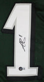 A.J. Brown Autographed Green Pro Style Jersey-Beckett W Hologram *Black