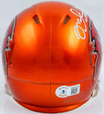 Mike Alstott Signed Tampa Bay Buccaneers Flash Speed Mini Helmet-Beckett W Holo
