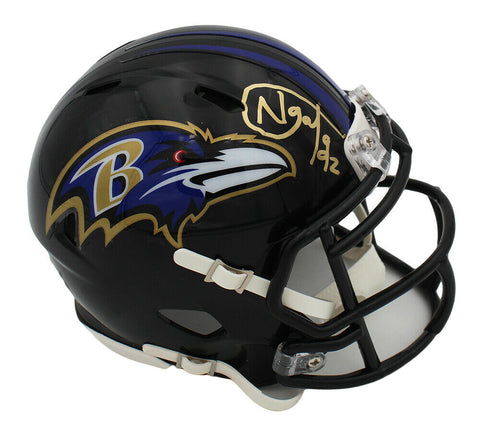 Haloti Ngata Signed Baltimore Ravens Speed NFL Mini Helmet