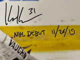 KAAPO KAHKONEN Autographed "NHL Debut 11/26/19" 16" x 20" Photograph FANATICS LE