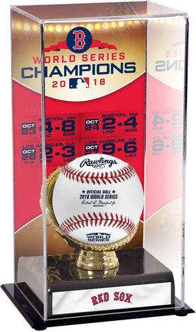 Boston Red Sox 2018 World Series Champs Sublimated Display Case with Image