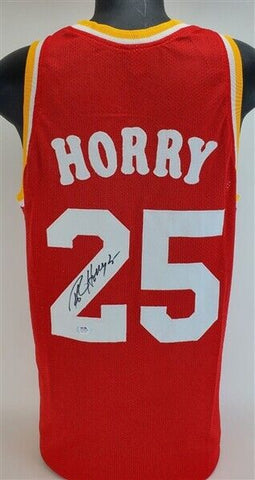 Robert Horry Signed Houston Rockets Jersey (PSA COA) 7xNBA Champion / Forward