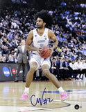Coby White Signed North Carolina Tar Heels 11x14 Basketball Photo BAS