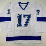 Autographed/Signed Alex Killorn Tampa Bay White Hockey Jersey JSA COA
