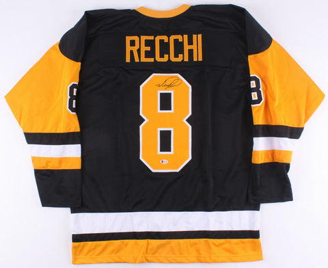 Mark Recchi Signed Pittsburgh Penguins Jersey (Beckett COA) NHL Career 1988-2011