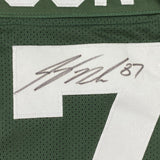 FRAMED Autographed/Signed JORDY NELSON 33x42 Green Football Jersey Beckett COA