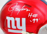 Lawrence Taylor Autographed NY Giants Flash Speed Mini Helmet w/HOF-BeckettWHolo